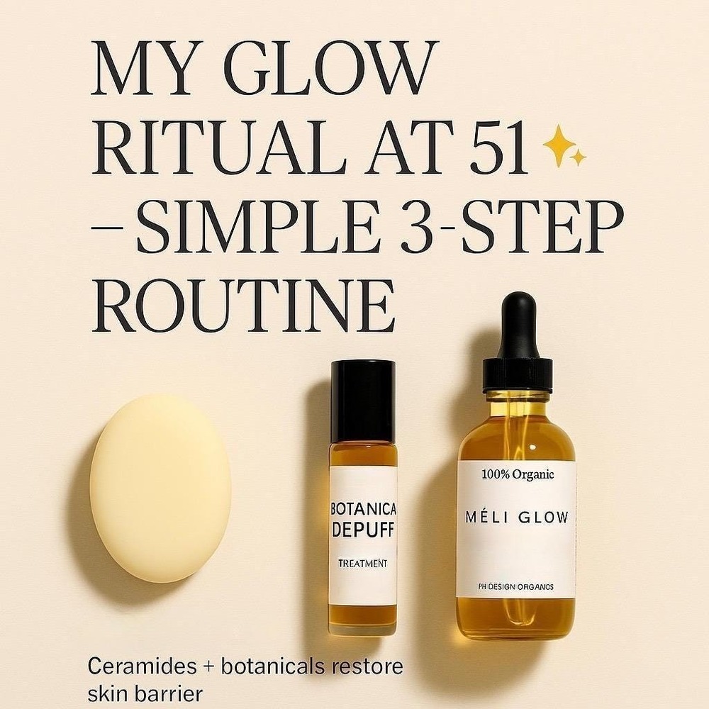 PH Design Organics My Glow Ritual At 51 Skincare Set‎ Cleanse Treat Restore